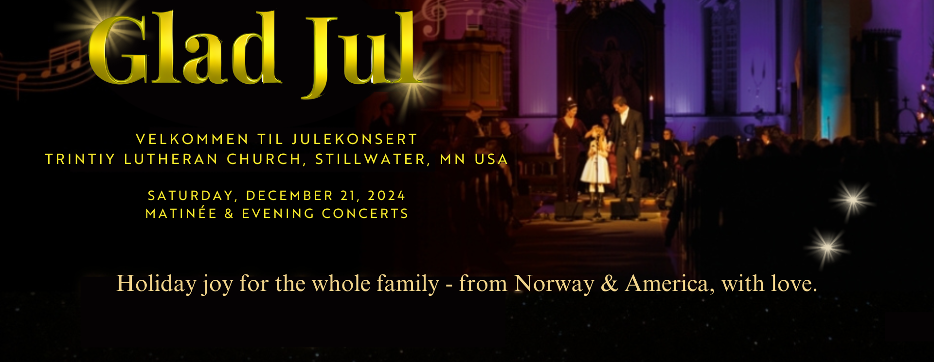 TICKETS: Glad Jul 2024 Matinée Concert - 3:00 PM